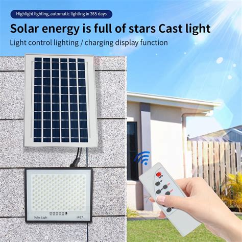 Outdoor Solar Light 300W Solar Lamp External IP67 Waterproof Solar ...