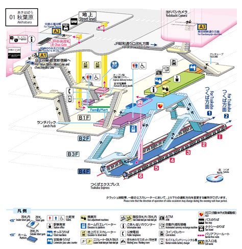 Akihabara｜Route map & Station information | TSUKUBA EXPRESS