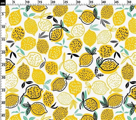 Modern Lemon Print Upholstery Fabric by the Yard Amy Butler - Etsy