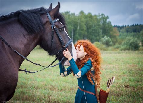 Merida and Angus by GreatQueenLina on DeviantArt