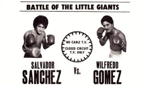 August 21, 1981: Sanchez vs GomezThe Fight City