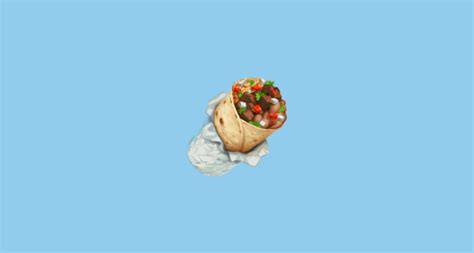 🌯 Burrito Emoji on Twitter Emoji Stickers 13.1