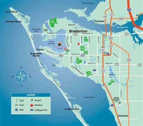 Map Of Sarasota Florida And Surrounding Area - Printable Maps