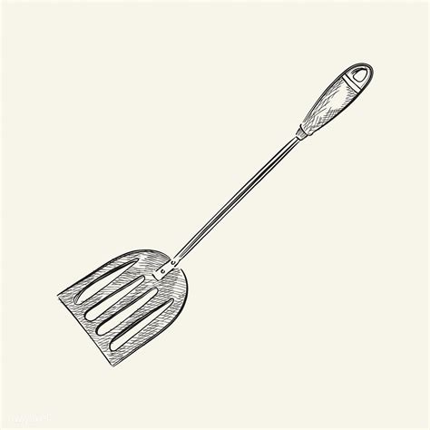 Vintage illustration of a spatula | free image by rawpixel.com | Vintage illustration ...