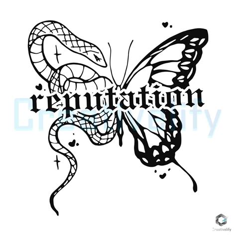 Reputation Snake Taylor Swift SVG File - CreativeLify
