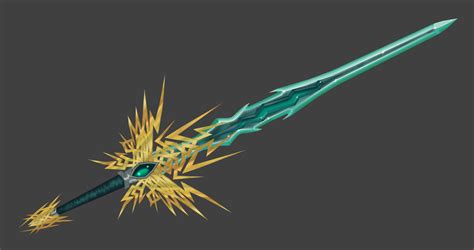 ArtStation - Crystal Lightning Sword