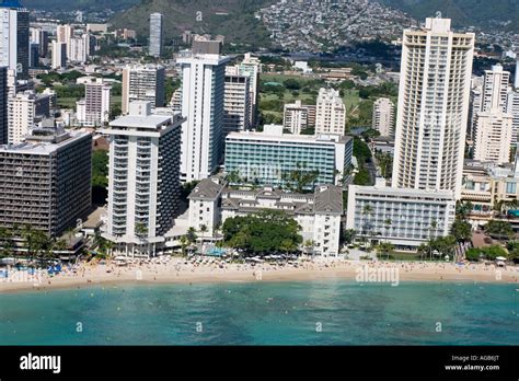 Moana Hotel Waikiki Oahu Hawaii Stock Photo - Alamy