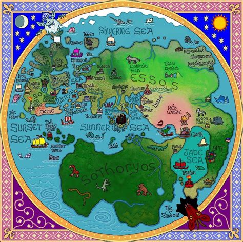 Geek Art Gallery: Illustration: Song of Ice and Fire Maps