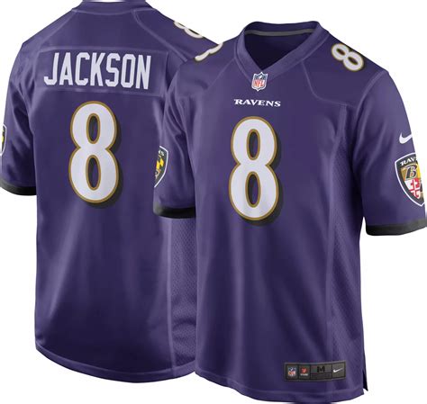 Lamar Jackson #8 Nike Men's Baltimore Ravens Home Game Jersey | DICK'S ...