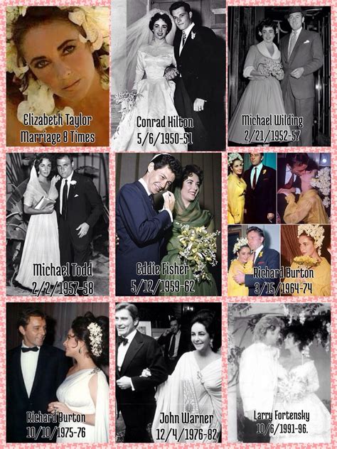 Elizabeth Taylor Marriages List