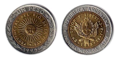 1995 Argentine peso | Monedas, Peso argentino, Historia de la moneda