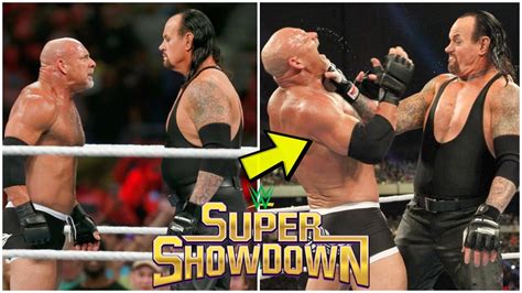 UNDERTAKER VS GOLDBERG SUPER SHOWDOWN 2019 ! SUPER SHOWDOWN 2019 ...