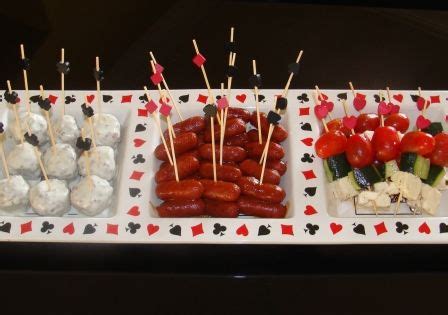 Party Food Themes, Casino Party Foods, Casino Party Decorations, Casino Theme Parties, Party ...