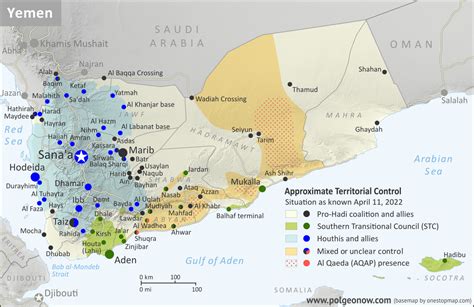 Yemen Control Map & Report: Truce Pauses Fighting - April 2022 ...