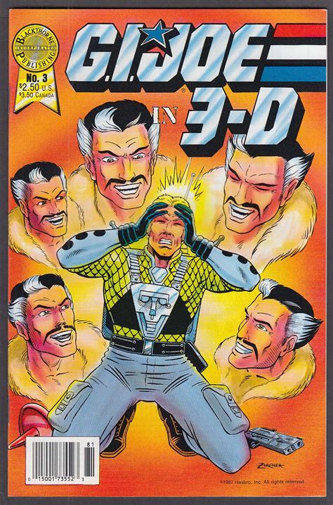 GI JOE 3-D #3 Blackthorne comic book Spring 1988