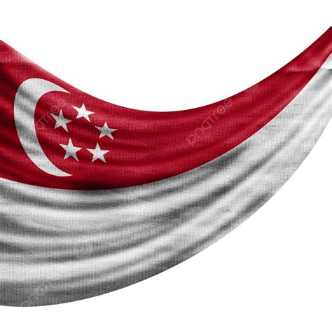 Singapore Flag Waving With Texture, Singapore, Asia, Flag PNG Transparent Clipart Image and PSD ...