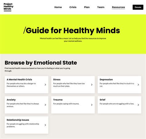 Project Healthy Minds’ Guide for Healthy Minds | Brad Frost