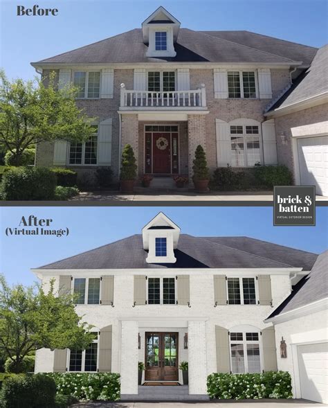 7 Ways to Modernize Your Classic House | Blog | brick&batten | Brick exterior house, Colonial ...