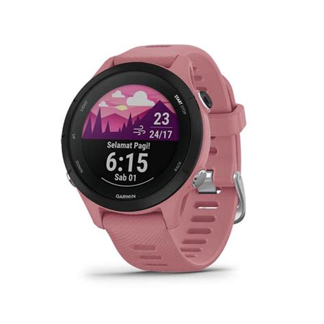 Forerunner 255S - Jam Tangan GPS Pengukur Detak Jantung (Light Pink ...