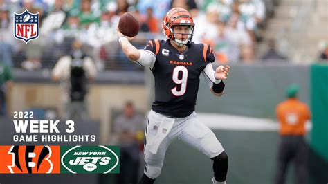 Cincinnati Bengals vs. New York Jets | Week 2022 Game Highlights - YouTube