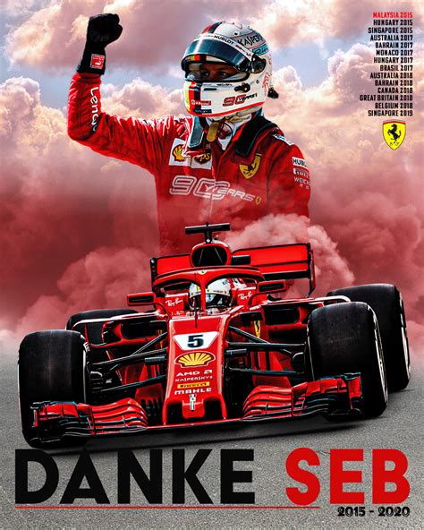 Sebastian Vettel Ferrari Artwork / Wallpaper on Behance