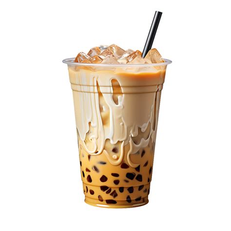 Brown sugar bubble boba drink. milk tea. perfect for drink catalog. 27145732 PNG