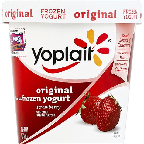 Yoplait Original Strawberry Low Fat Frozen Yogurt | Frozen Yogurt ...