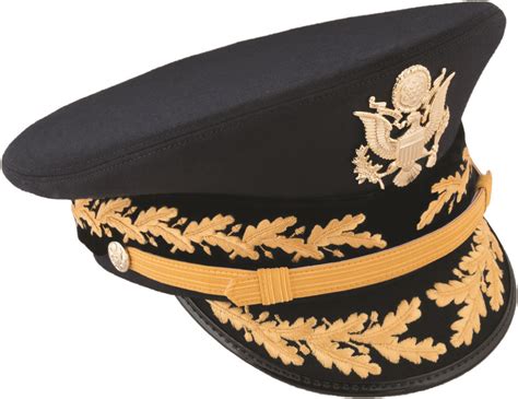 Army Blue Male Service Cap General Officer