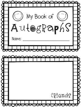 End of Year Autograph Book | Pre school books, Kindergarten books, Autograph books