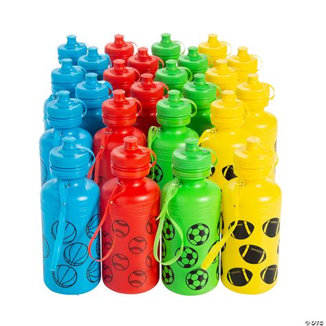 Bulk Plastic Sport Water Bottles - 60 Pc. | Oriental Trading