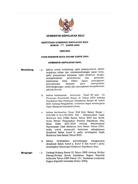 SK UMK BATAM 2024 | PDF