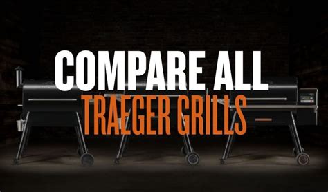 Traeger Grill Comparison Chart