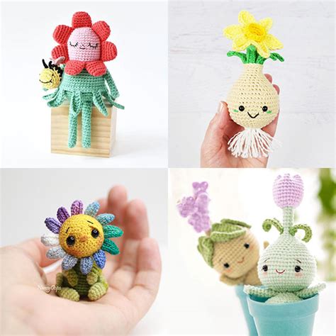 Spring Flower Amigurumi Patterns - Super Cute Kawaii!!