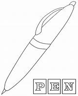 Pen Coloring Pages Printable For Free Download sketch template