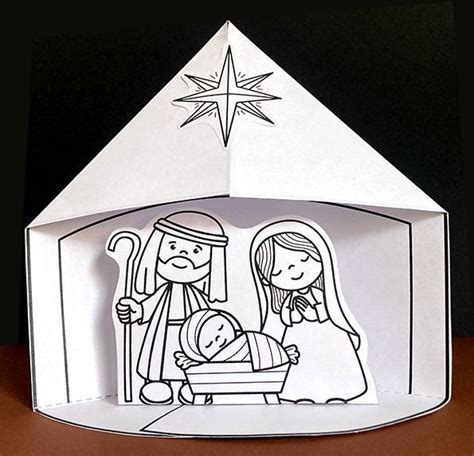 Nativity scene | Nativity scene crafts, Christmas nativity activities, Nativity crafts