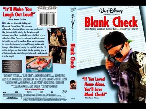 Blank Check (1994) Movie Review - YouTube