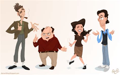 Dan Barrett's Art Blog: Seinfeld Cast