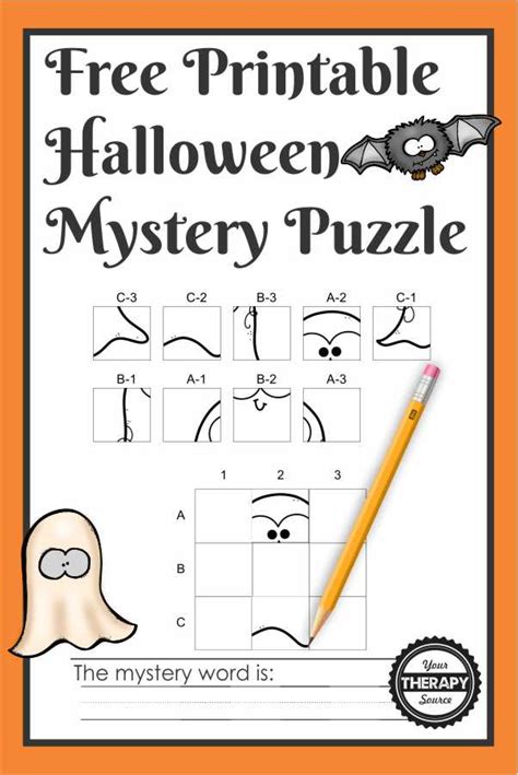 FREE Halloween Puzzle | Free Homeschool Deals