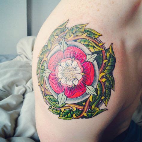 12 Lancashire Rose tattoo ideas | rose tattoo, tudor rose tattoos, rose ...