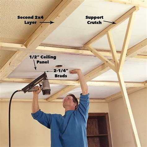 Ceiling Panels: How to Install a Beam and Panel Ceiling | Ceiling ...