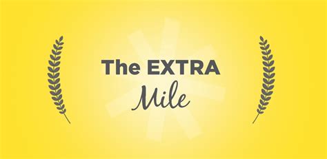 The Extra Mile Award - Something Extra