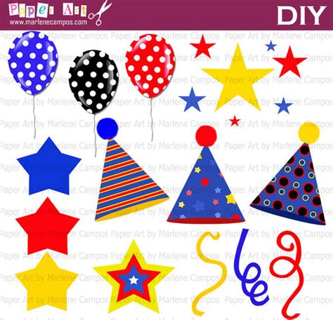 Birthday Party Invitation Clip Art free image download