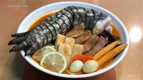 Godzilla Ramen? Taiwan restaurant's new dish featuring crocodile meat ...