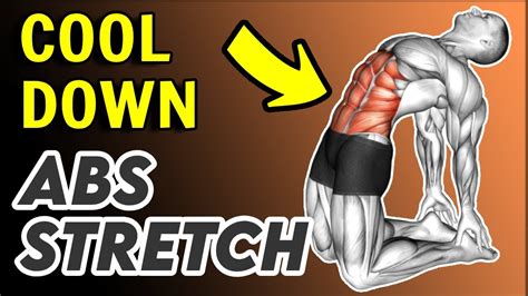 Cool Down Abs & Obliques Stretches For Post Workout - YouTube