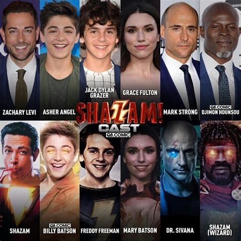 The Cast of Shazam! which is your character in the Shazam movie? [Follow @nerdz (me) for more] 2 ...