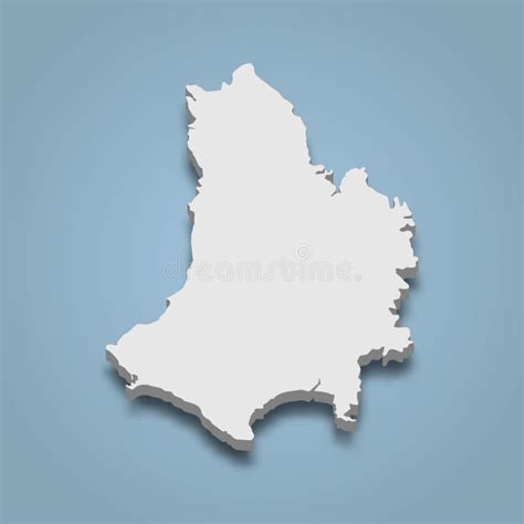 3d Isometric Map of Catanduanes is an Island in Philippines Stock ...