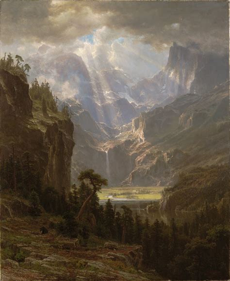 Rocky Mountains, Lander's Peak by Albert Bierstadt - Artvee