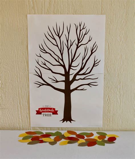 The Gratitude Tree Printable - The Modest Mom