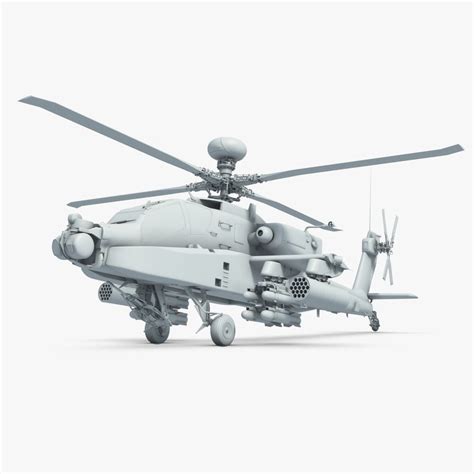 3d apache helicopter model