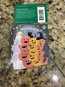 8 STARBUCKS HAPPY HALLOWEEN GIFT CARDS, 2020, Collectible, Mint, 6185 1 - Dot | eBay